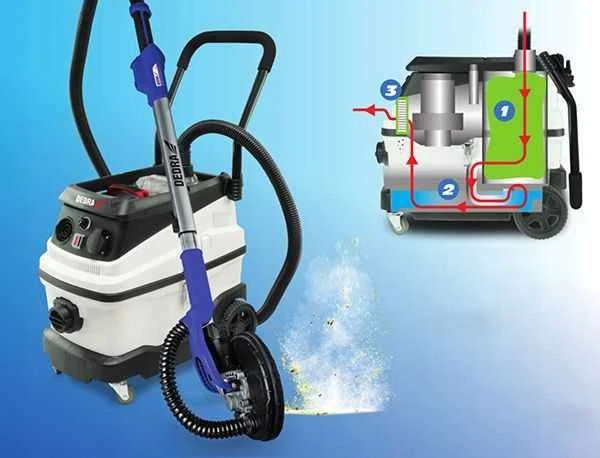Profesionalus pramoninis dulkiu siurblys Dedra DED6603, 1600W, 30L