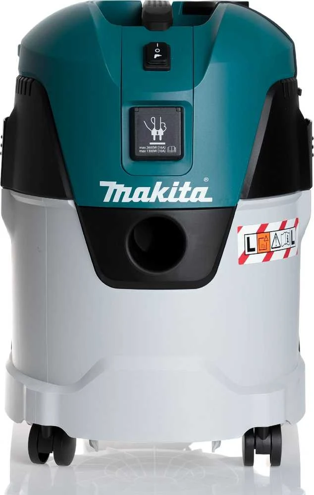 MAKITA Dulkių siurblys VC2512L 1000W 25L, su elektros lizdu, pusiau automatinis filtro valymas