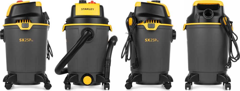 Pramoninis dulkių siurblys STANLEY Wet&Dry SXVC25PTDE (1200W, juodos spalvos)