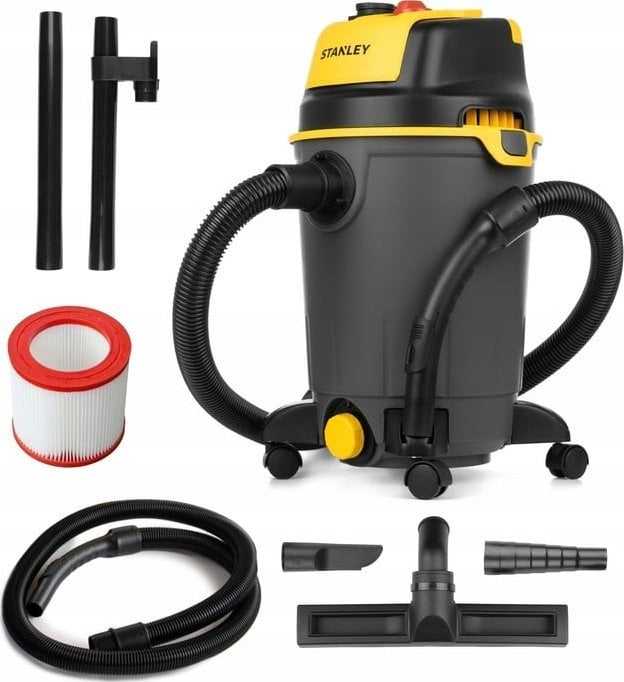 Pramoninis dulkių siurblys STANLEY Wet&Dry SXVC25PTDE (1200W, juodos spalvos)