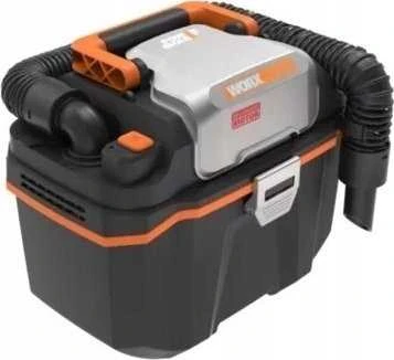 WORX akumuliatorinis šlapio ir sauso valymo dulkių siurblys 20 V, 8 l talpa, WX031.9