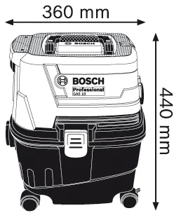 Pramoninis dulkių siurblys Bosch GAS 15 (B6019E5000)