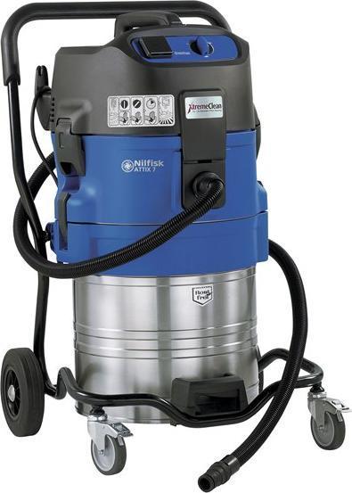Mėlyna Nilfisk ATTIX 761-21 XC Juodas, Mėlyna, Nerūdijantis plienas 70 L 1200 W