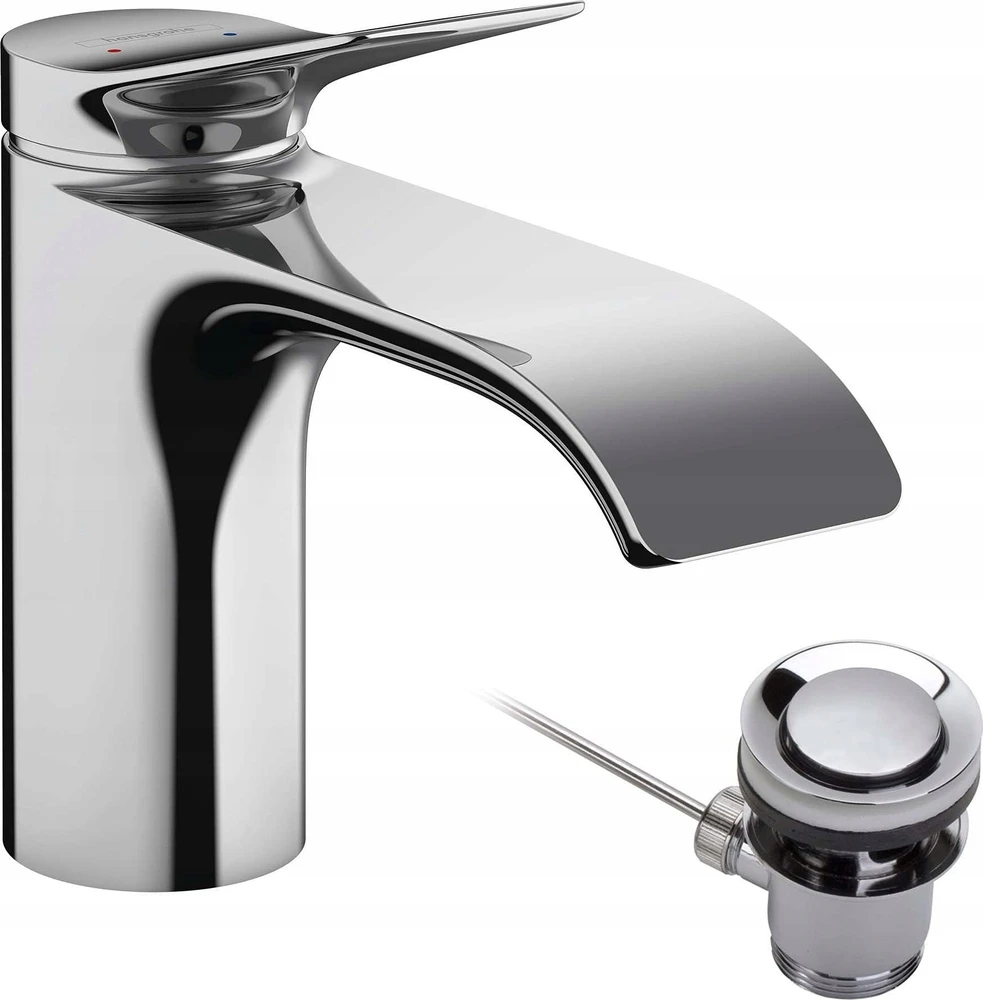 Hansgrohe izlietnes maisītājs Vivenis 80, ar pop-up, matēts balts