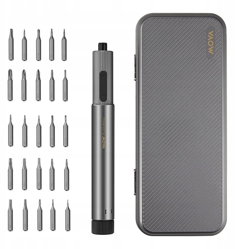 Grąžtas „Mova Precision“ atsuktuvas + 25 antgaliai MSD001
