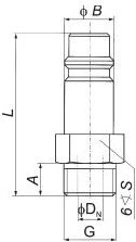 PREMA Greita jungtis 1/8'' 9mm (80.0244.50.18Z)