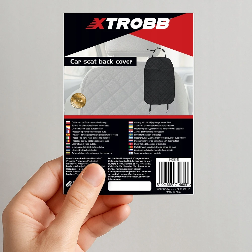 „Xtrobb 26545“ automobilio sėdynės atlošo užvalkalas