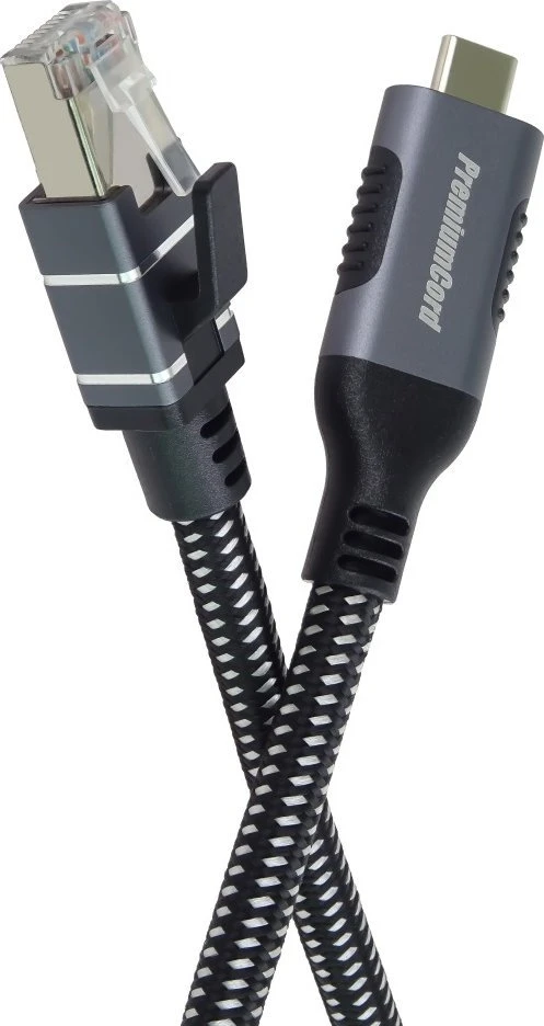 PremiumCord Kabelis USB-C na Ethernet RJ45 Gigabit 3m (ku31net3)