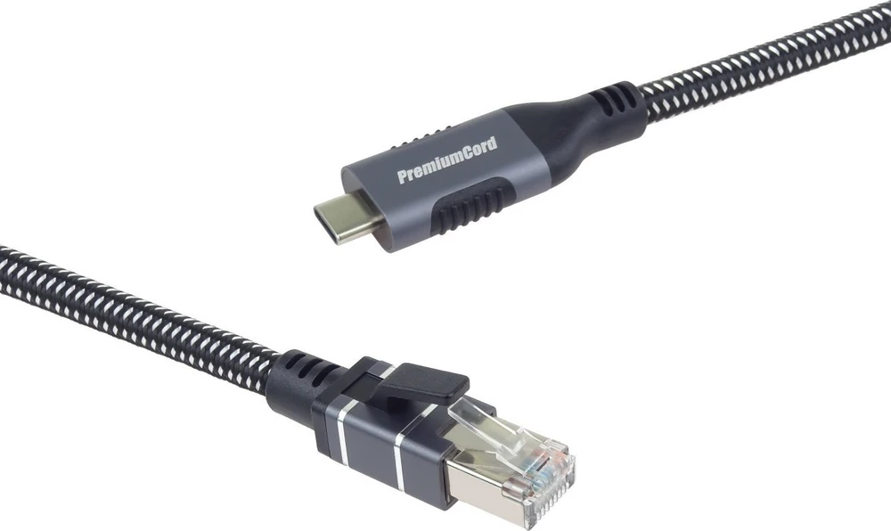PremiumCord Kabelis USB-C na Ethernet RJ45 Gigabit 3m (ku31net3)