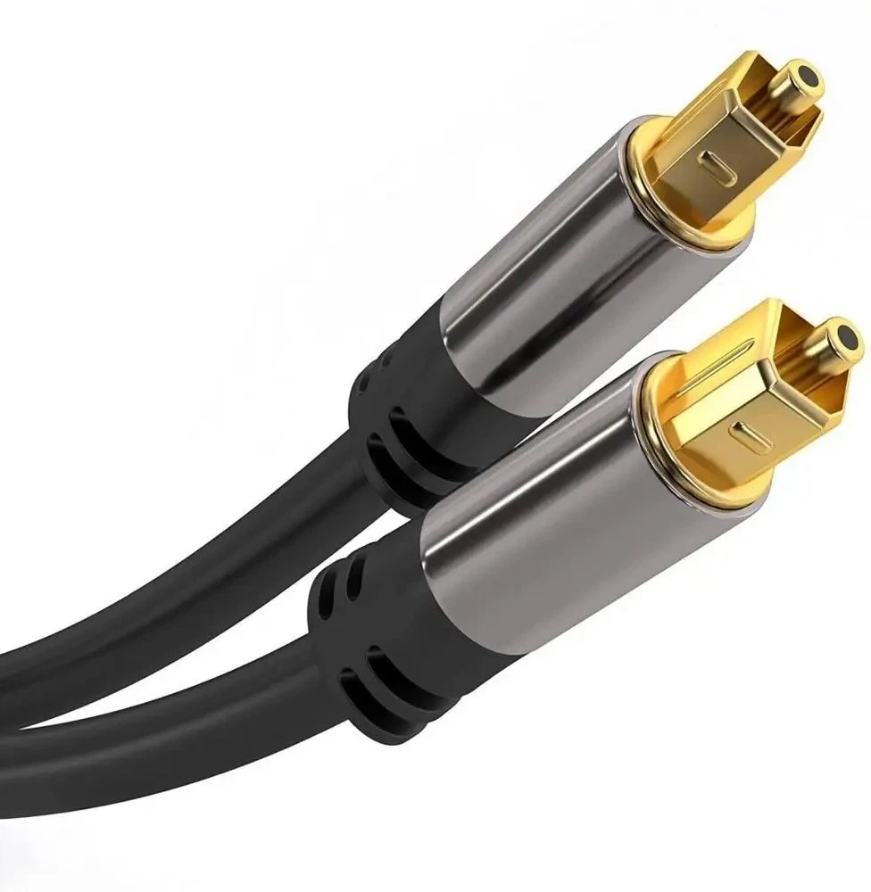 PremiumCord Kabelis Toslink M/M, OD: 6mm, Auksinis dizainas 5m