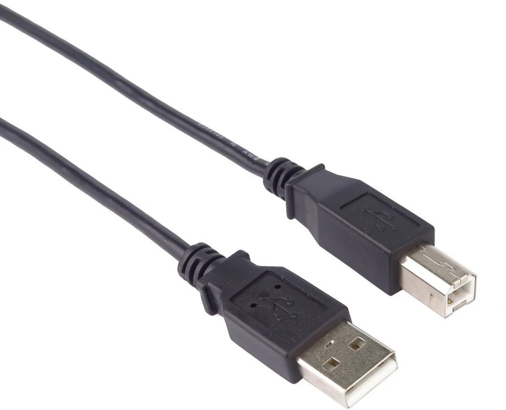 PremiumCord kabelis USB 2.0 A-B 0.5m juoda