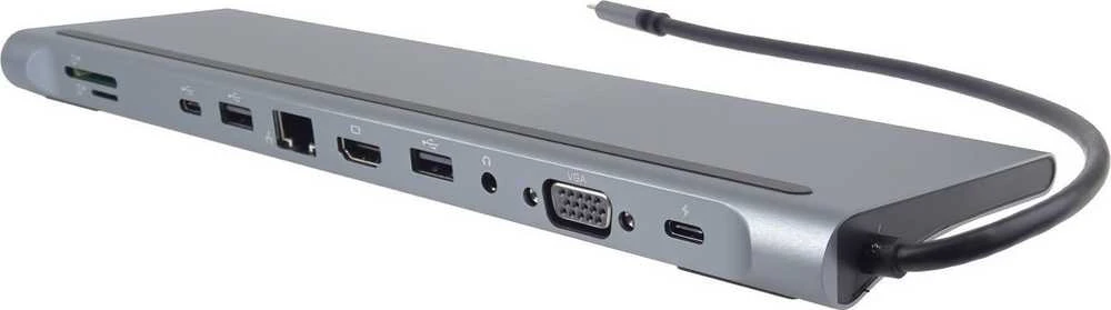 PremiumCord MST USB-C viso dydžio prijungimo stotis, tinkanti nešiojamam kompiuteriui