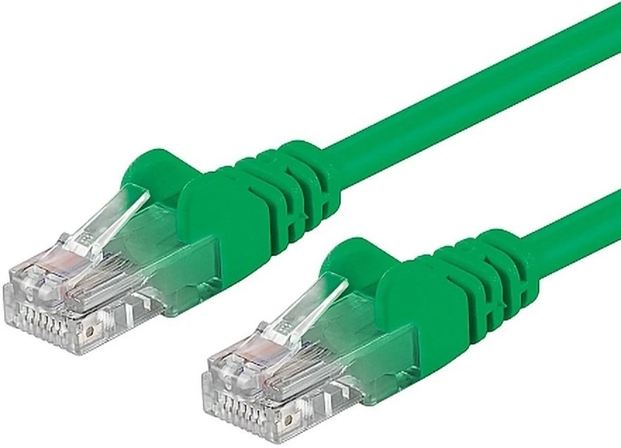 PremiumCord tinklo kabelis RJ-45, Cat.6, UTP, žalias, 2m (SP6UTP020G)