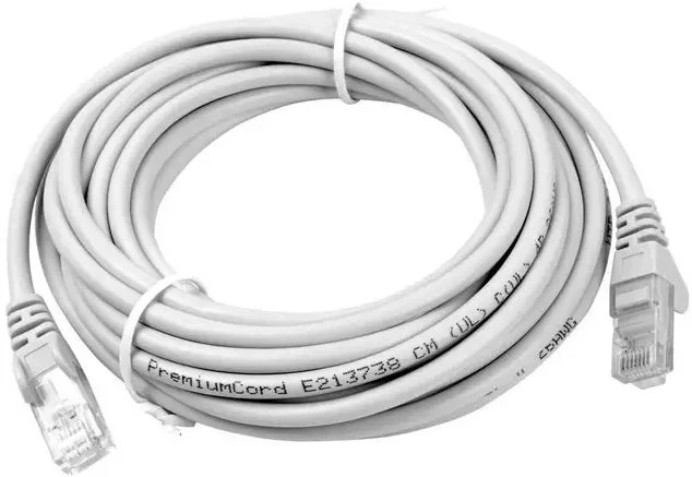 PremiumCord Patchcord Cat.5e, U/UTP, pilka, 1m (sputp01)