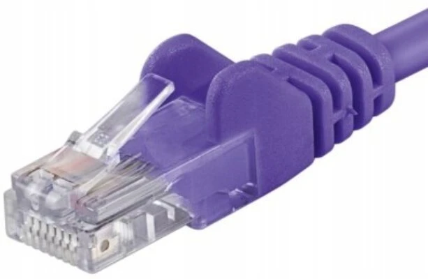 PremiumCord Patch kabelis UTP RJ45-RJ45 CAT6 0.25m violetinė