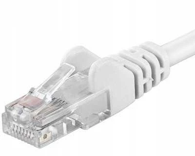 PremiumCord jungiamasis kabelis UTP RJ45-RJ45 CAT6 5m baltas