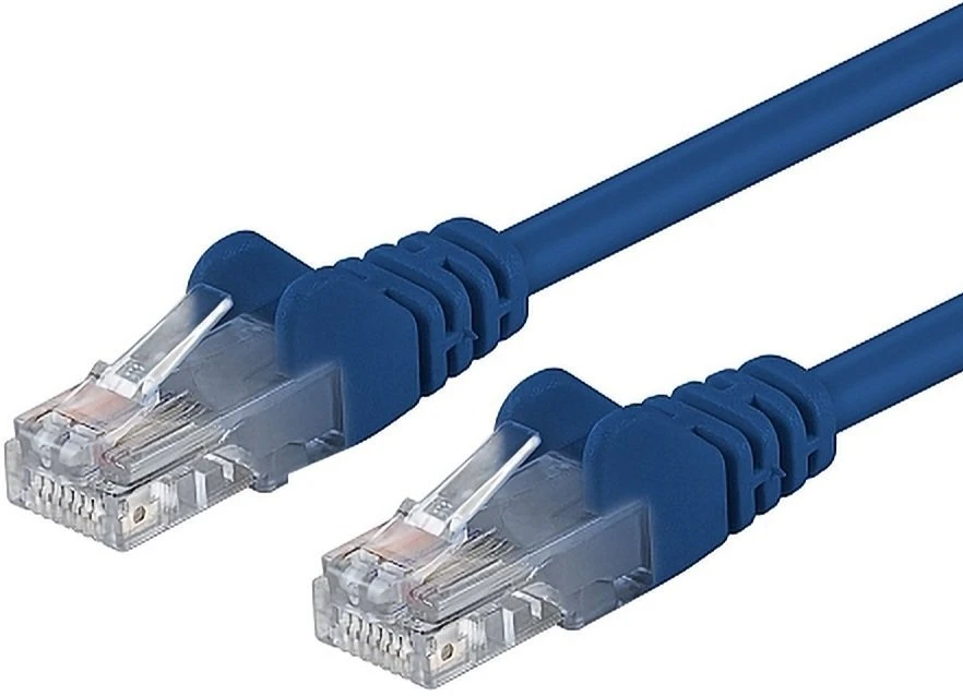 PremiumCord Kabelis sieciowy RJ-45, Cat.6, UTP, mėlyna, 1m (SP6UTP010B)