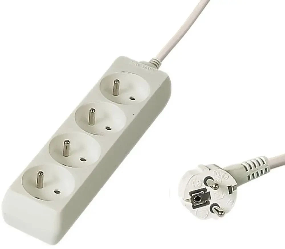 PremiumCord ilgintuvas 230V, 2m 4 lizdai