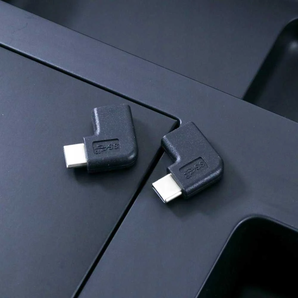 PremiumCord PremiumCord Adaptér USB-C/male - C/female zahnutý 90°