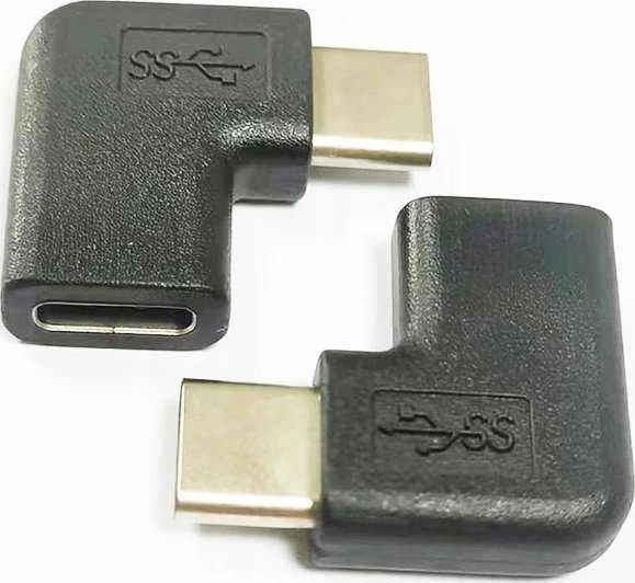 PremiumCord PremiumCord Adaptér USB-C/male - C/female zahnutý 90°