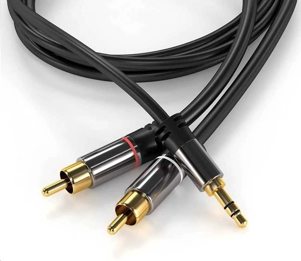 PremiumCord PREMIUMCORD kabelis, Jack 3.5mm-2xCINCH M/M 1,5m