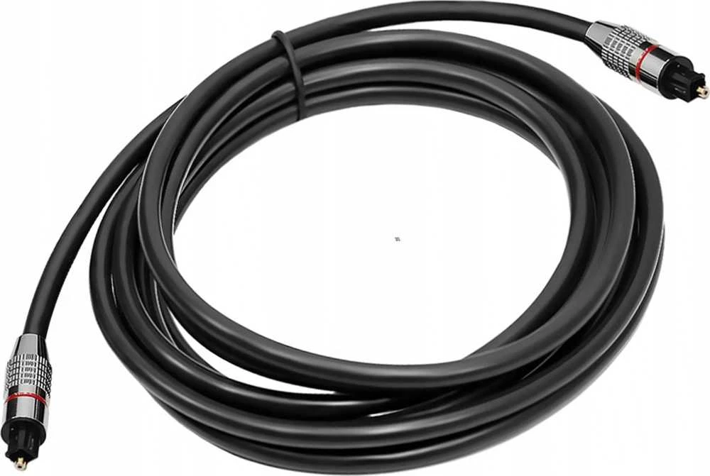 PremiumCord Kabelis Toslink M/M, OD: 6mm, Auksinis dizainas 3m