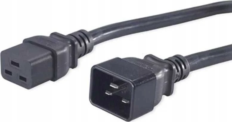 Kabelis zasilający PremiumCord PREMIUMCORD Maitinimo kabelis 230V/16A prailginimas 1,5m (jungtys IEC 320 C19 - IEC 320 C20)