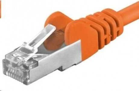 PremiumCord PREMIUMCORD Patch kabelis CAT6a S-FTP, RJ45-RJ45, AWG 26/7 5m oranžinis