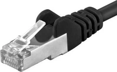 PremiumCord PREMIUMCORD Patch kabelis CAT6a S-FTP, RJ45-RJ45, AWG 26/7 2m juoda