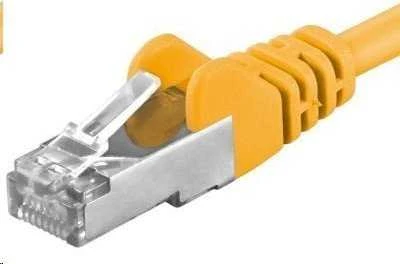 PremiumCord PREMIUMCORD Patch kabelis CAT6a S-FTP, RJ45-RJ45, AWG 26/7 7m zonłty