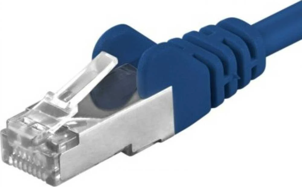 PremiumCord PREMIUMCORD Patch kabelis CAT6a S-FTP, RJ45-RJ45, AWG 26/7 0,25m mėlynas