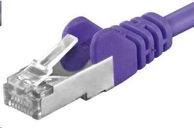 PremiumCord PREMIUMCORD Patch kabelis CAT6a S-FTP, RJ45-RJ45, AWG 26/7 7m fialová