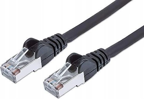 PremiumCord PREMIUMCORD Patch kabelis CAT6a S-FTP, RJ45-RJ45, AWG 26/7 1m juoda