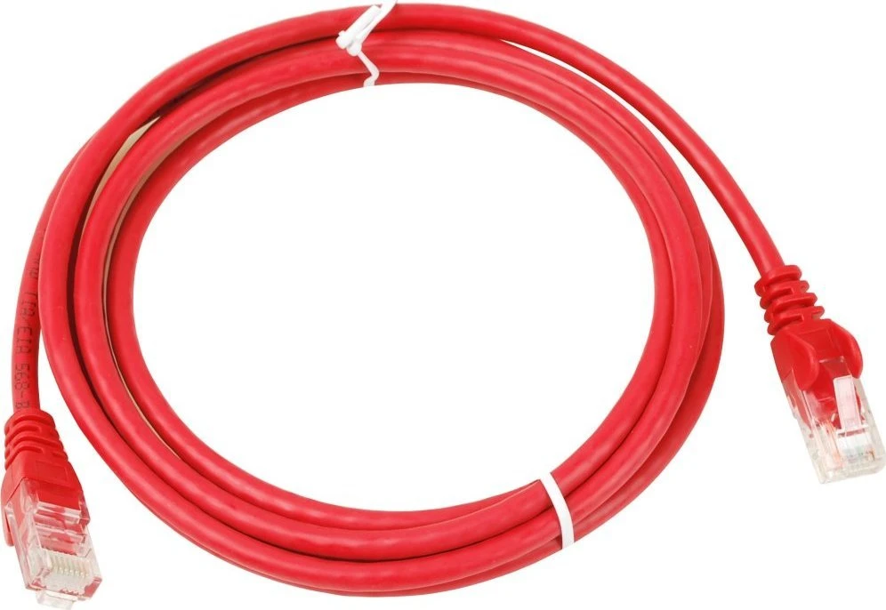 PremiumCord PremiumCord Patch kabelis UTP RJ45-RJ45 CAT6 10m raudonas