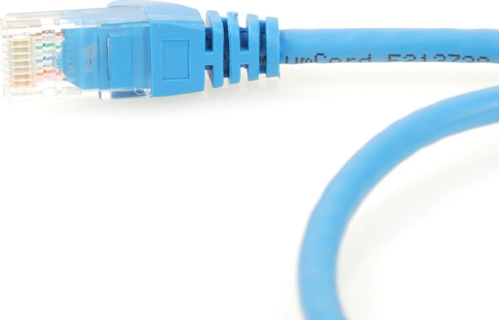 „PremiumCord“ „PremiumCord Patch“ kabelis UTP RJ45-RJ45 CAT6 5m modrá