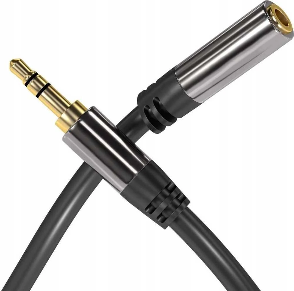 PREMIUMCORD prailginimo laidas, lizdas 3,5 mm - lizdas 3,5 mm M/F 5 m