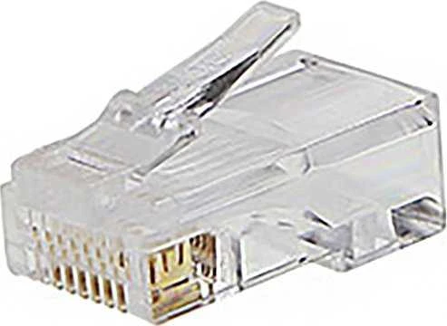 PremiumCord PREMIUMCORD RJ45 8 kontaktų jungtis - laidui, pakavimas 10 vnt maišelyje