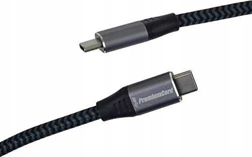 Kabelis USB PremiumCord USB-C - USB-C 1.5 m Juodas (ku31ct15)
