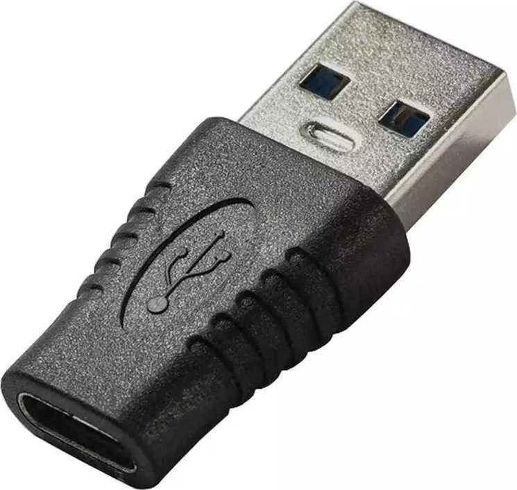 USB-A 3.0 į USB-C adapteris, juodas