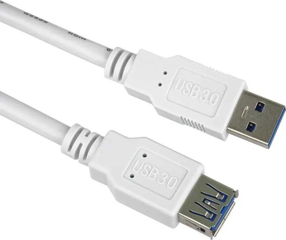 Kabelis USB PremiumCord USB-A - USB-A 3 m Baltas (ku3paa3w)