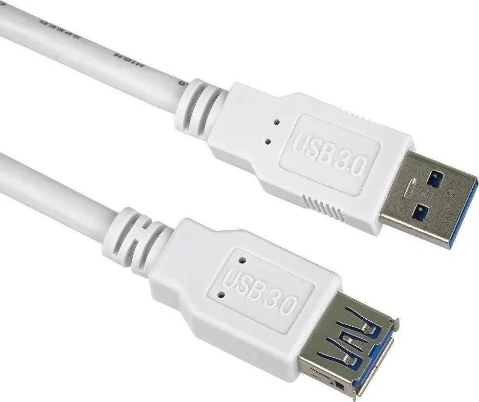 Kabelis USB PremiumCord USB-A - USB-A 0.5 m Baltas (ku3paa05w)