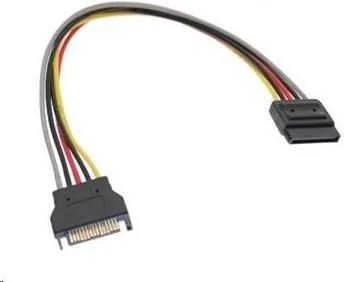 PremiumCord SATA 15 kontaktų – SATA 15 kontaktų, 0,16 m, daugiaspalvis (kfsa-10)