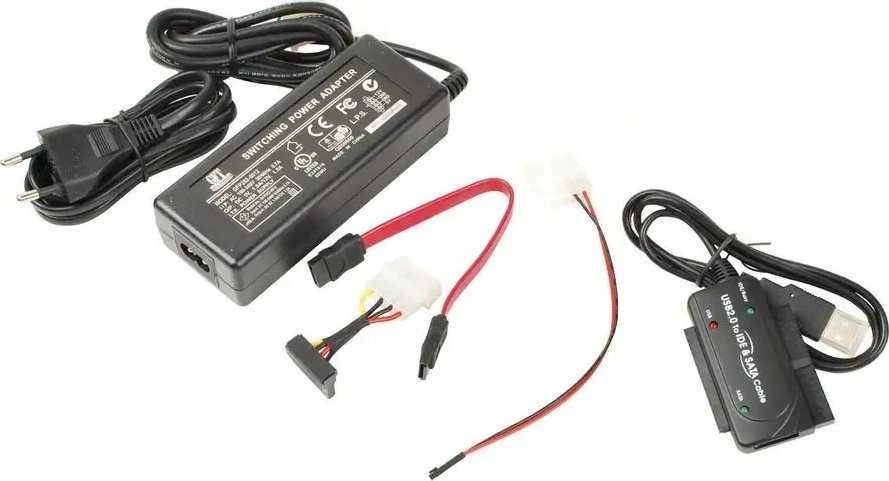 „PremiumCord“ – USB 2.0 IDE + SATA ryšys su „Cavi“ ir „Rete“ maitinimo šaltiniu