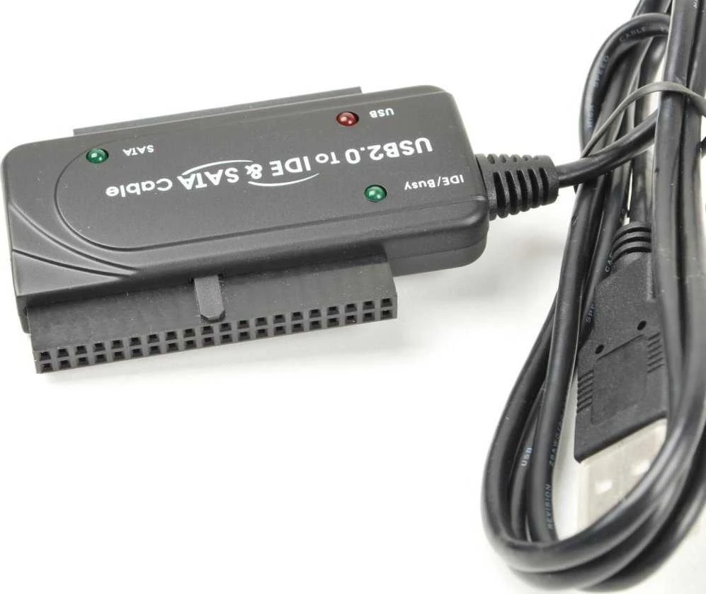 „PremiumCord“ – USB 2.0 IDE + SATA ryšys su „Cavi“ ir „Rete“ maitinimo šaltiniu