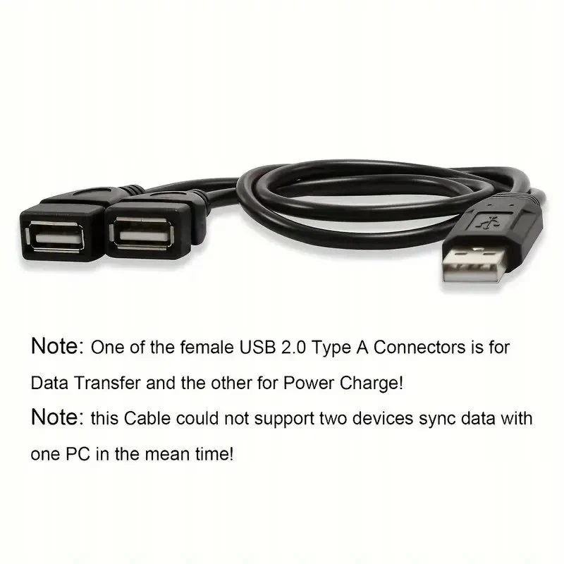 PREMIUMCORD USB 2.0 įkrovimo laidas, 15 cm, juodas