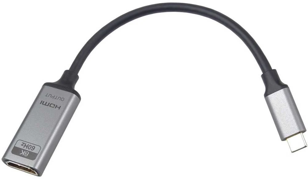 „PremiumCord“ USB-C–HDMI adapteris, vaizdo raiška 8K@60Hz, 4K@144Hz, 20cm