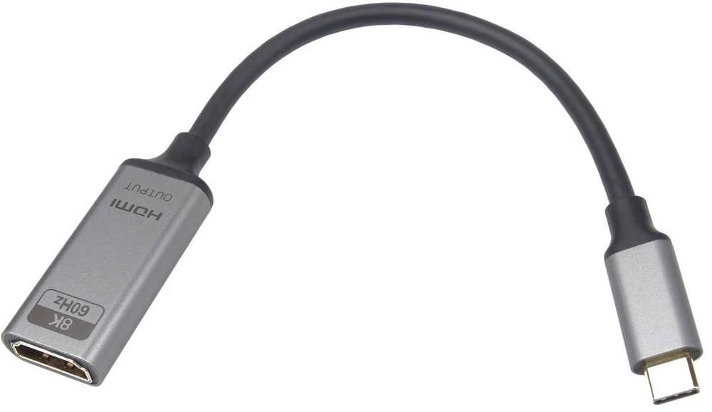 „PremiumCord“ USB-C–HDMI adapteris, vaizdo raiška 8K@60Hz, 4K@144Hz, 20cm