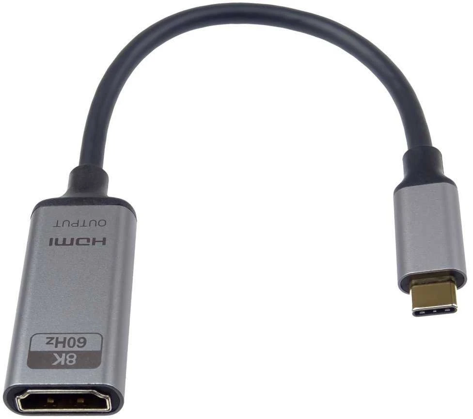 „PremiumCord“ USB-C–HDMI adapteris, vaizdo raiška 8K@60Hz, 4K@144Hz, 20cm