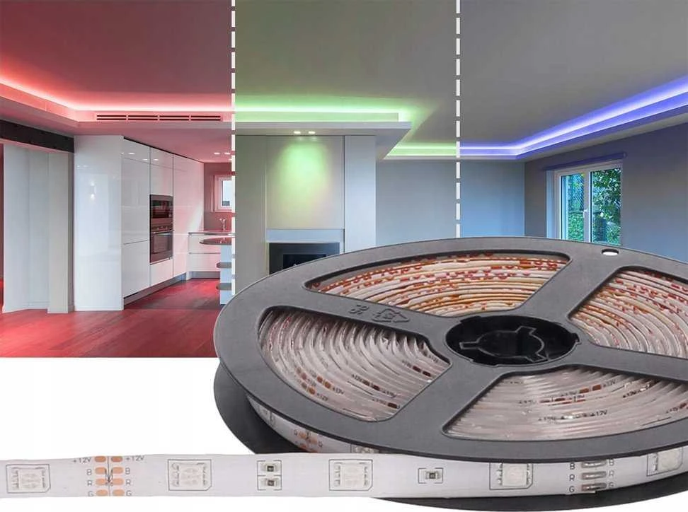 Prescot LED juostelė Prescot EH024-100-10-RGB LED juostelė 36W balta