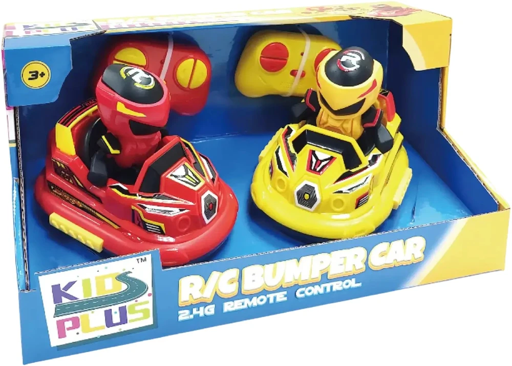 JUNIOR DRIVER Bumper Car Twin Pack Raudona And Geltona 2,4Ghz
